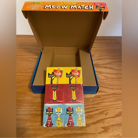 Pete the Cat Meow Match Memory Game - Picture 2 of 2